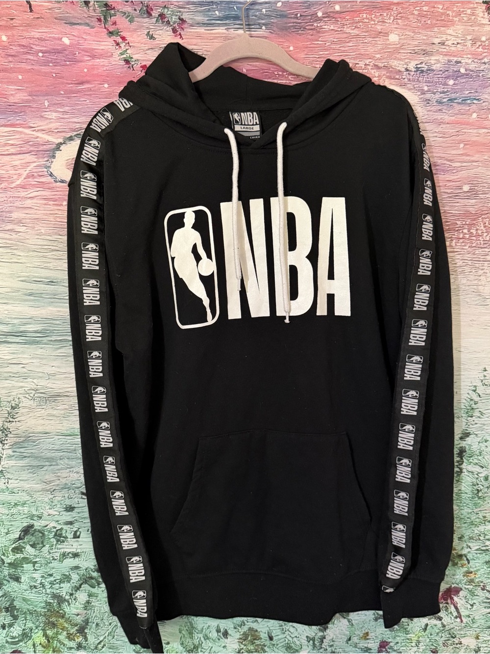 NBA Black Logo Hoodie Sweatshirt